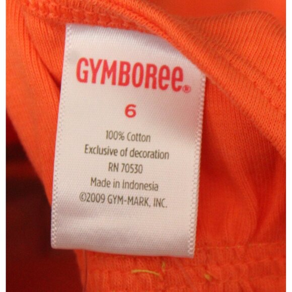2010 Gymboree Citrus Cooler Orange Tank Top Shirt sz 6 Slice of Summer Racer Bac - Picture 7 of 7